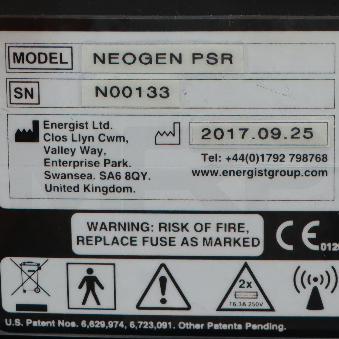 2017 Energist NeoGen PSR Nitrogen Plasma Skin & Body Rejuvenation System