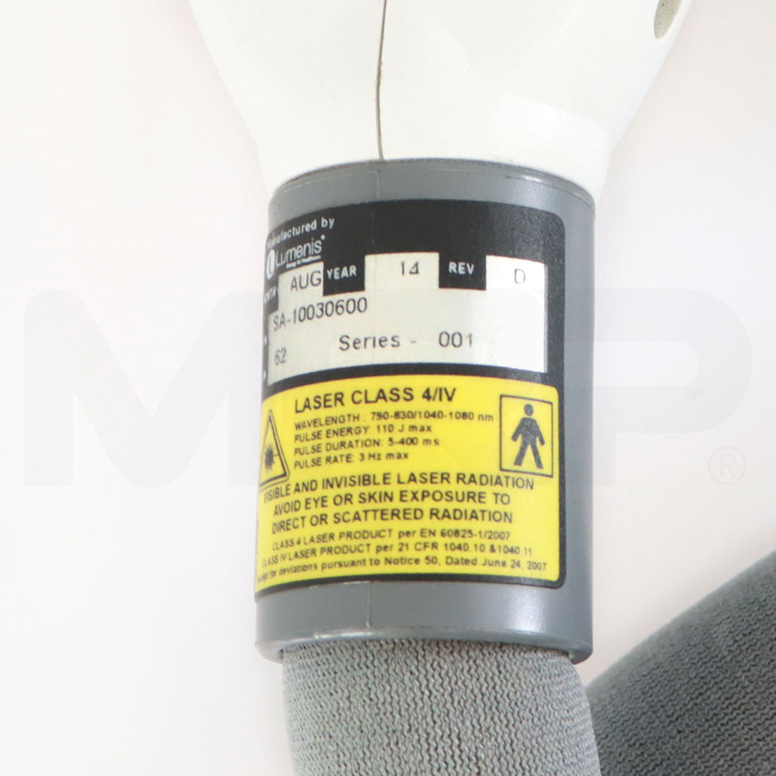 2014 Lumenis LightSheer Infinity System 805 Handpiece Label
