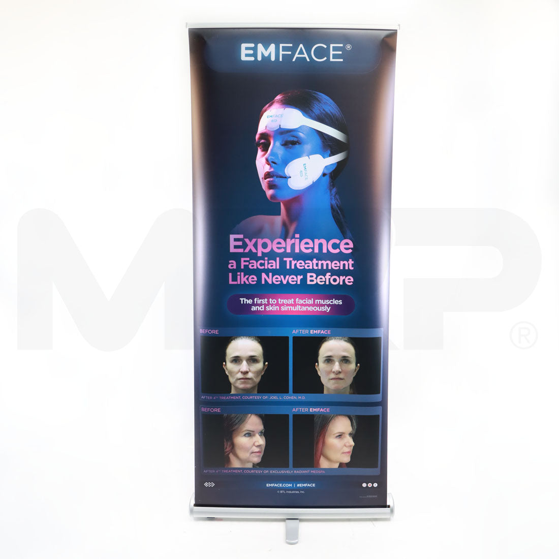 BTL EMFace Retractable Marketing Banner Display