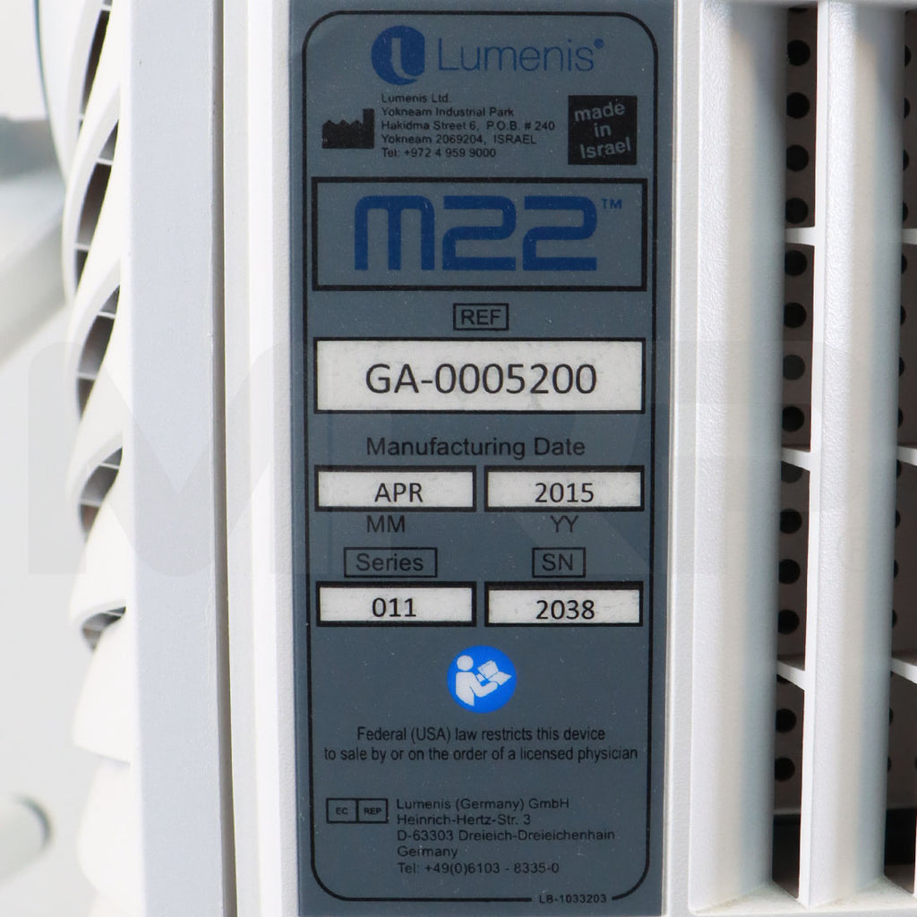 2015 Lumenis M22 Laser Skin Treatment System