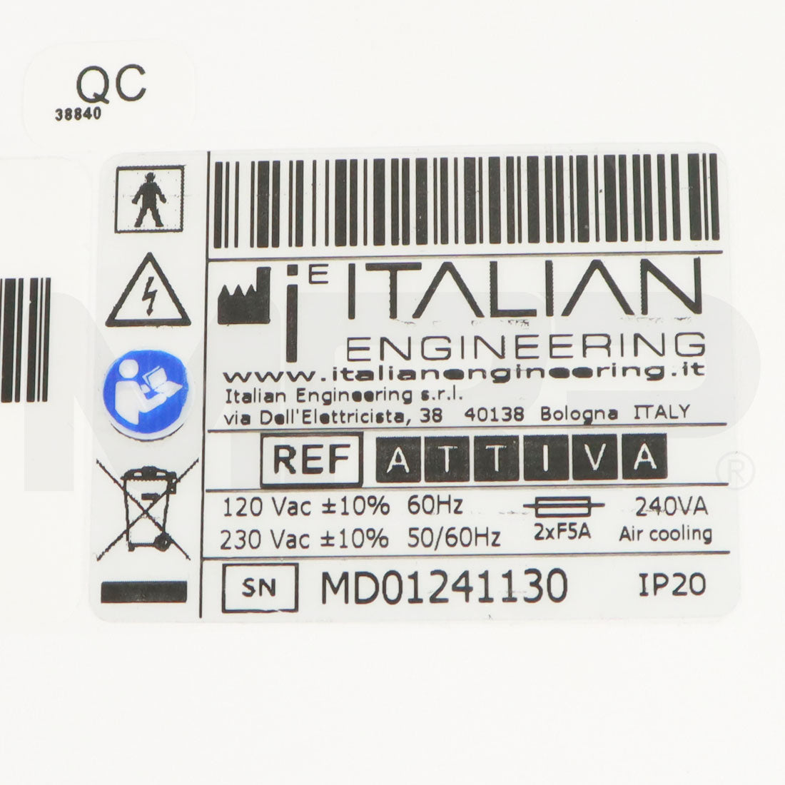 Aurea Biotech Reveal Attiva System Console Label