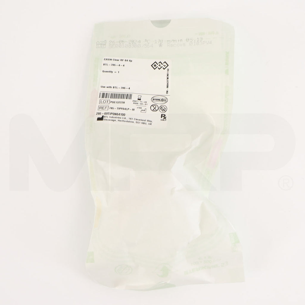 BTL Exion Clear RF 64 Tip Label
