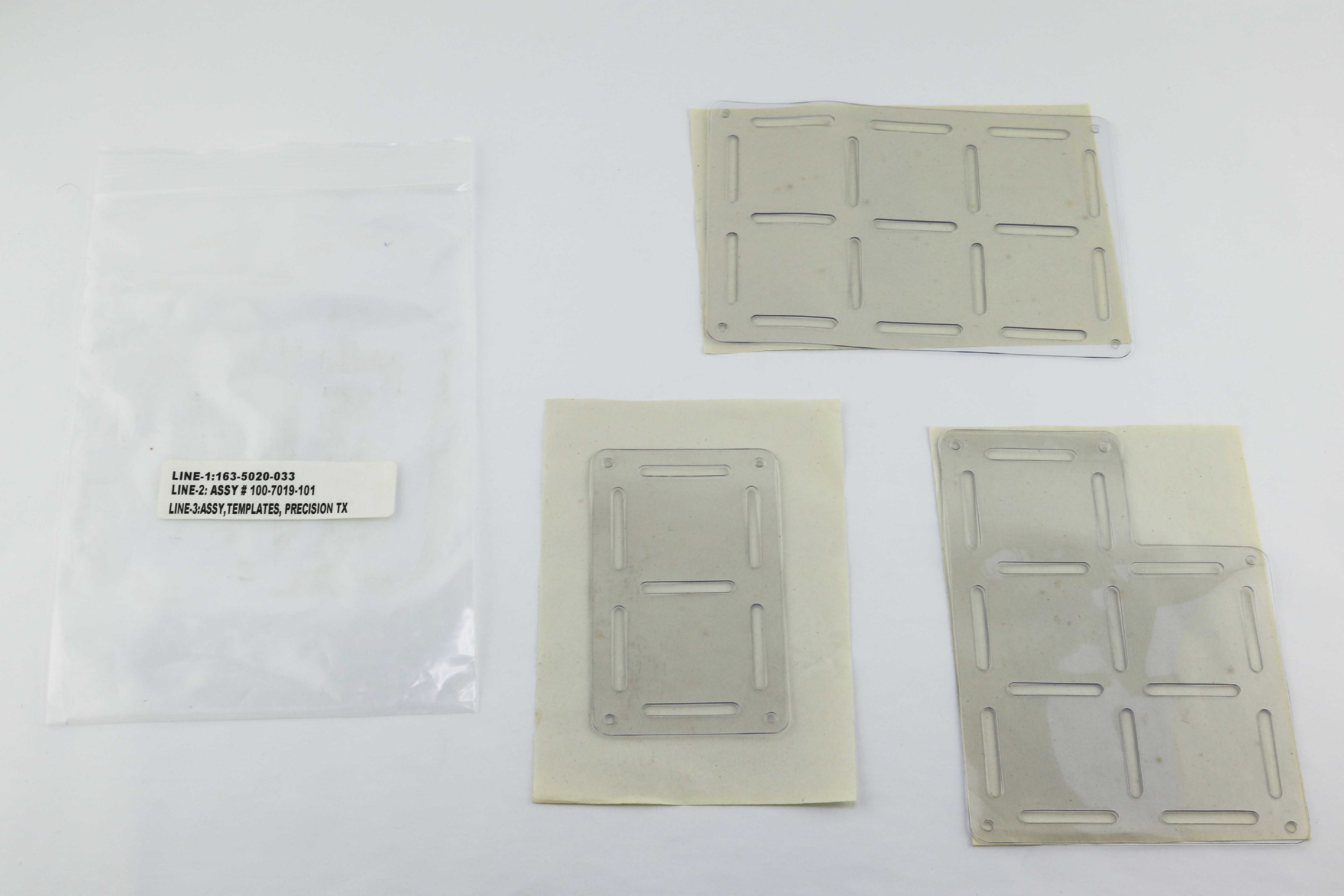 Cynosure SmartLipo Precision TX Laser Treatment Marking Templates 100-7019-101