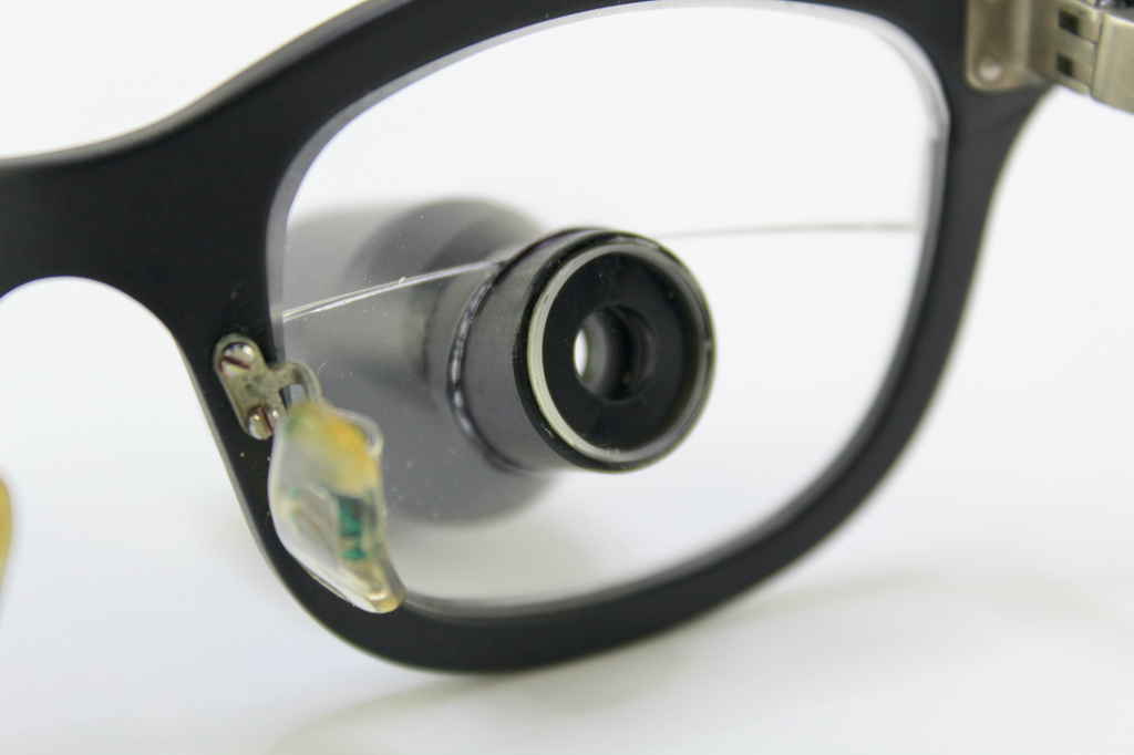 Chess 5.75 R3 Double Eye Magnifier Loupe Glasses Hands-Free Black Color AS IS