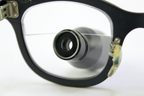 Chess 5.75 R3 Double Eye Magnifier Loupe Glasses Hands-Free Black Color AS IS