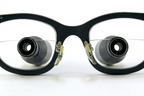 Chess 5.75 R3 Double Eye Magnifier Loupe Glasses Hands-Free Black Color AS IS