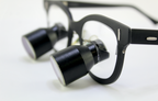 Chess 5.75 R3 Double Eye Magnifier Loupe Glasses Hands-Free Black Color AS IS
