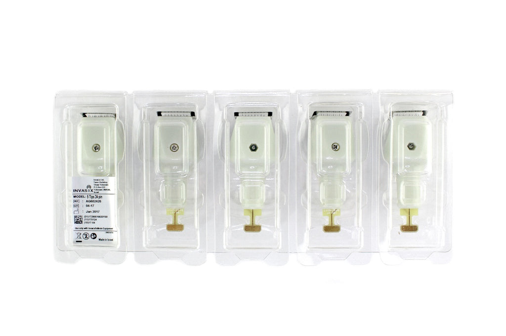 5 tips Inmode Invasix Fractora RF Microneedle 24-Pin Uncoated Tip AG602426
