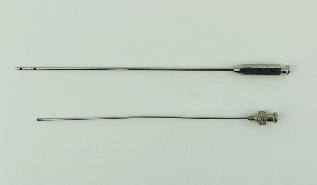 2 Cynosure SmartLipo Metal Laser Cannula Handpiece & 2 Cannulas