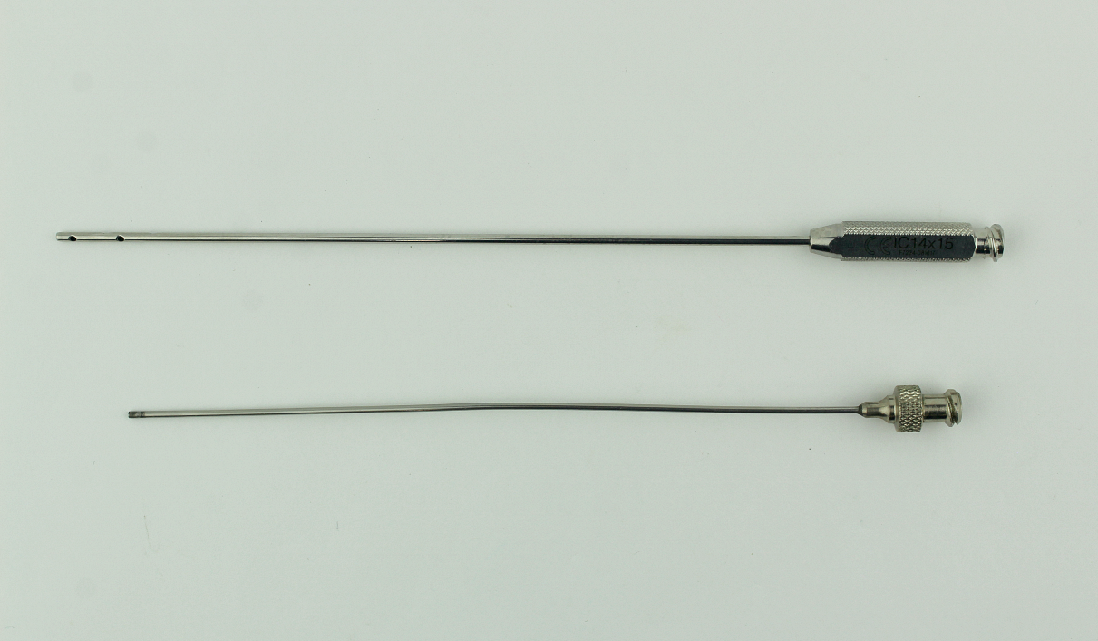 2 Cynosure SmartLipo Metal Laser Cannula Handpiece & 2 Cannulas