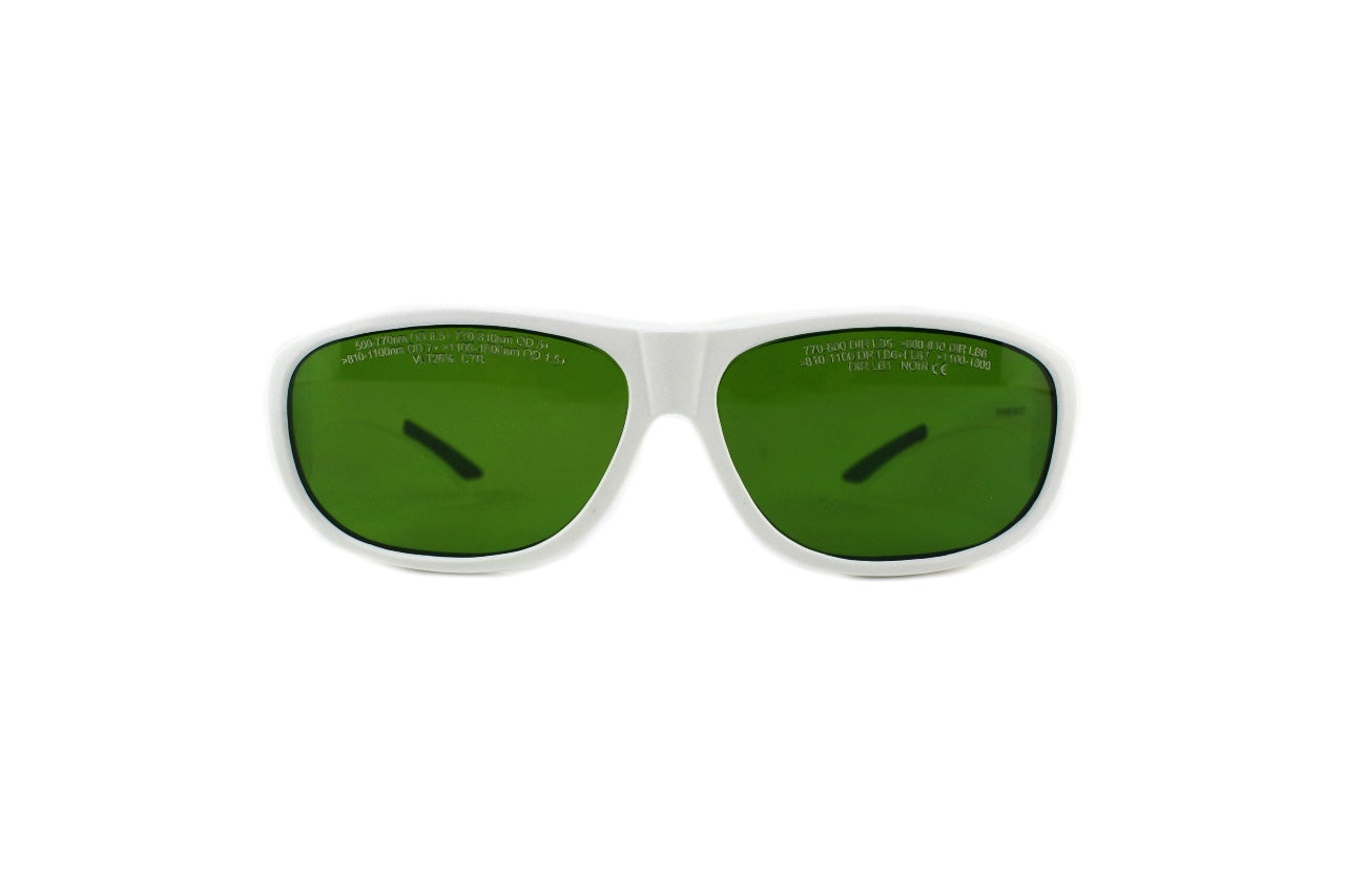 Cutera Xeo Laser IPL Operator Eyewear Safety Glasses Chartreuse Tint NdYAG 1064