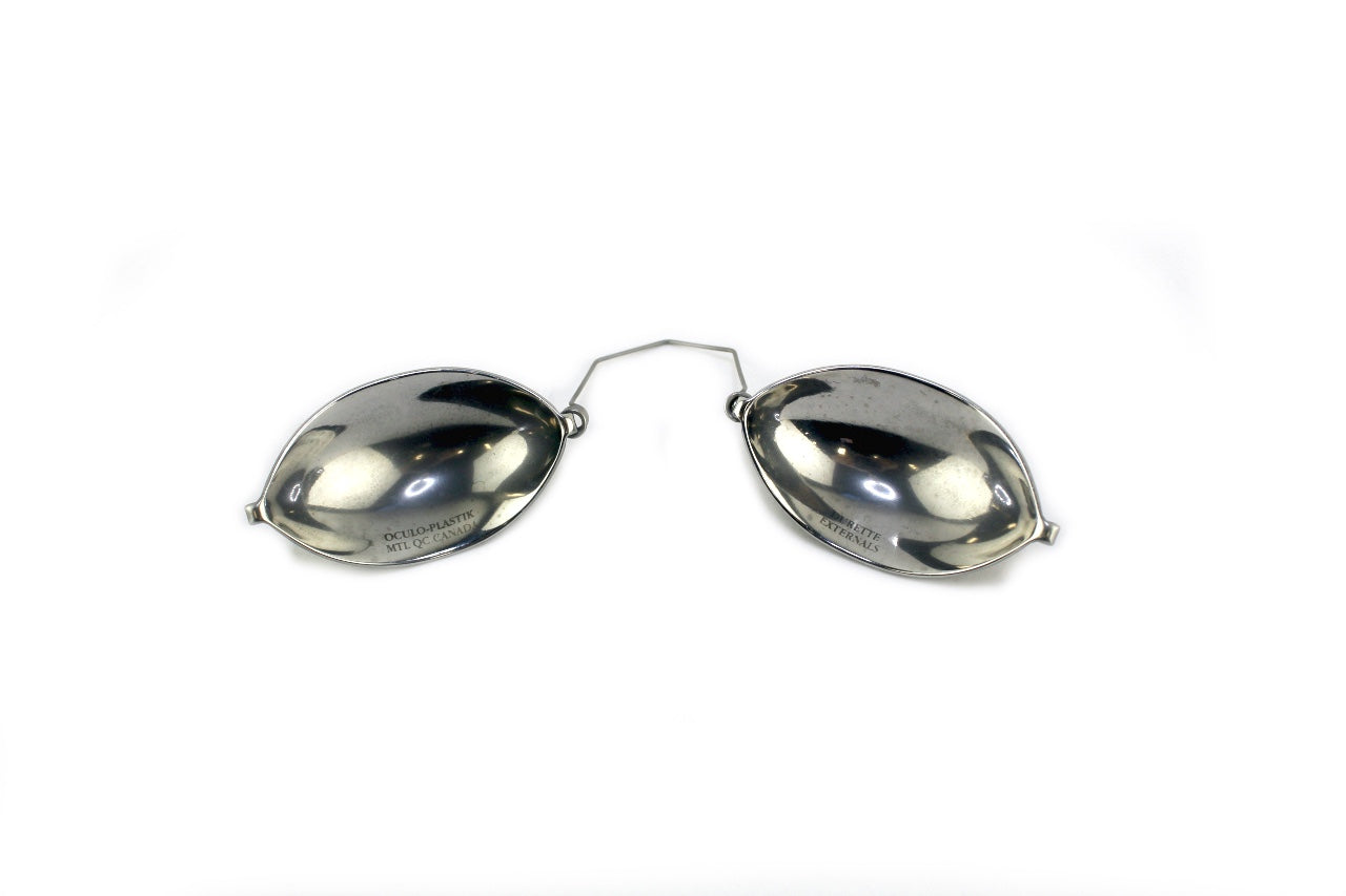 Oculi-Plastik Metal Laser Patient Eye Protection Shields Goggles MTL QC - VLT 0%