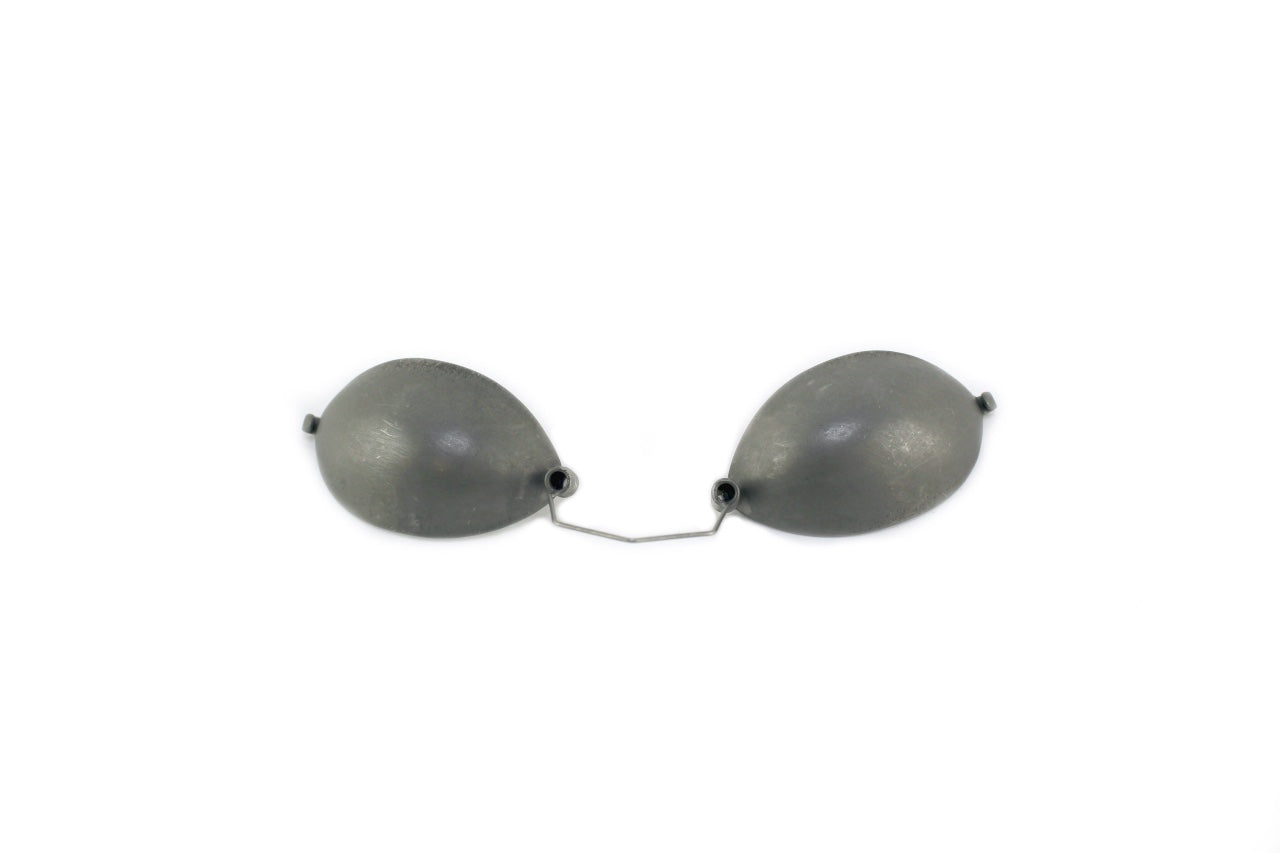 Oculi-Plastik Metal Laser Patient Eye Protection Shields Goggles MTL QC - VLT 0%
