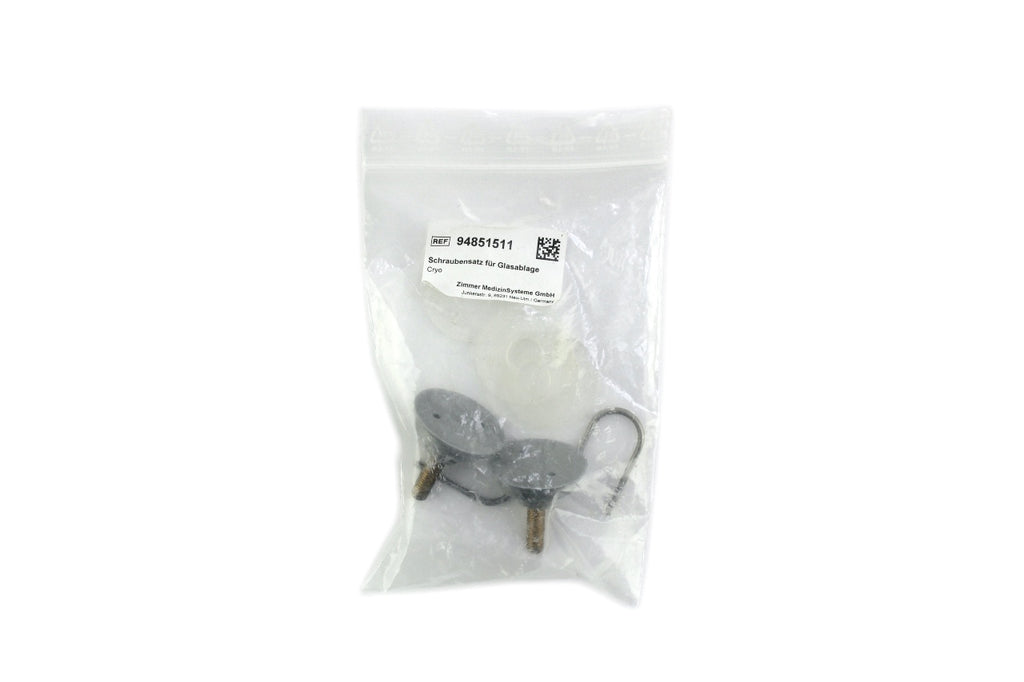 Zimmer Cryo 6 Chiller Screw Set For Glass Shelf (Set/2) PN: 94851511 PARTS AS IS