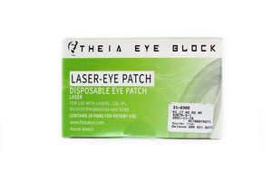 THEIA LASER DISPOSABLE PATIENT EYE PATCHES - 24 Pairs for Patient Eye Protection
