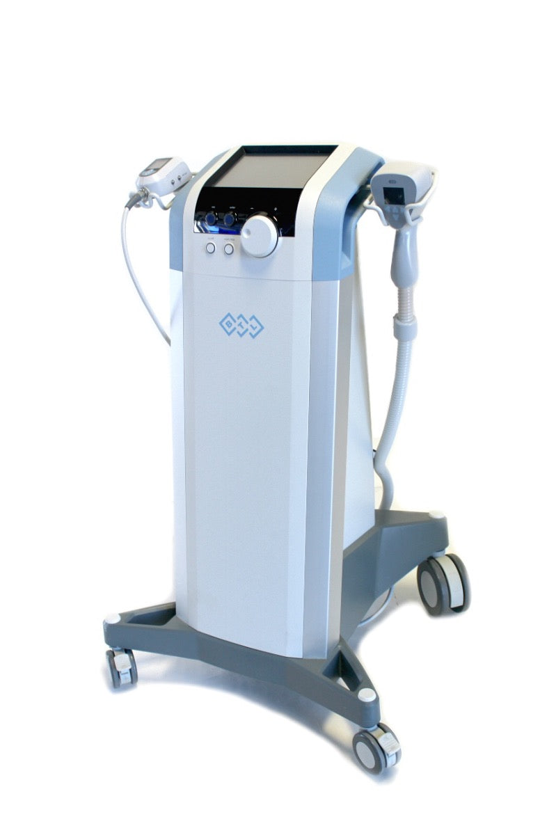 2012 BTL EXILIS RF Laser System Cellulite Reduction Face & Body Handpieces