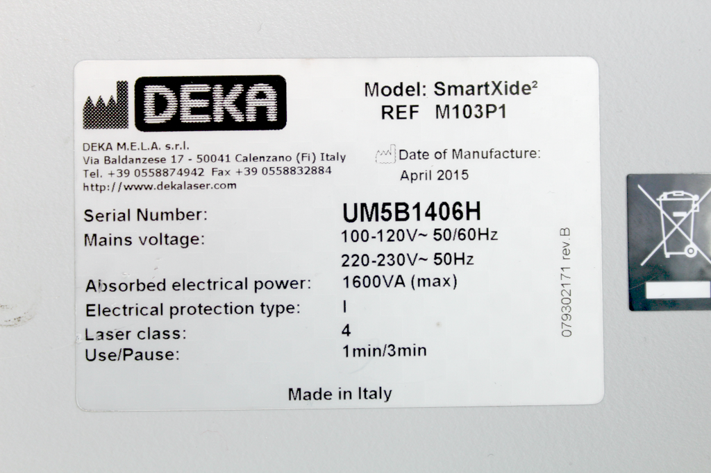2015 DEKA Cynosure SmartXide2 MonaLisa Touch Vulvo Vaginal CO2 Laser 60W