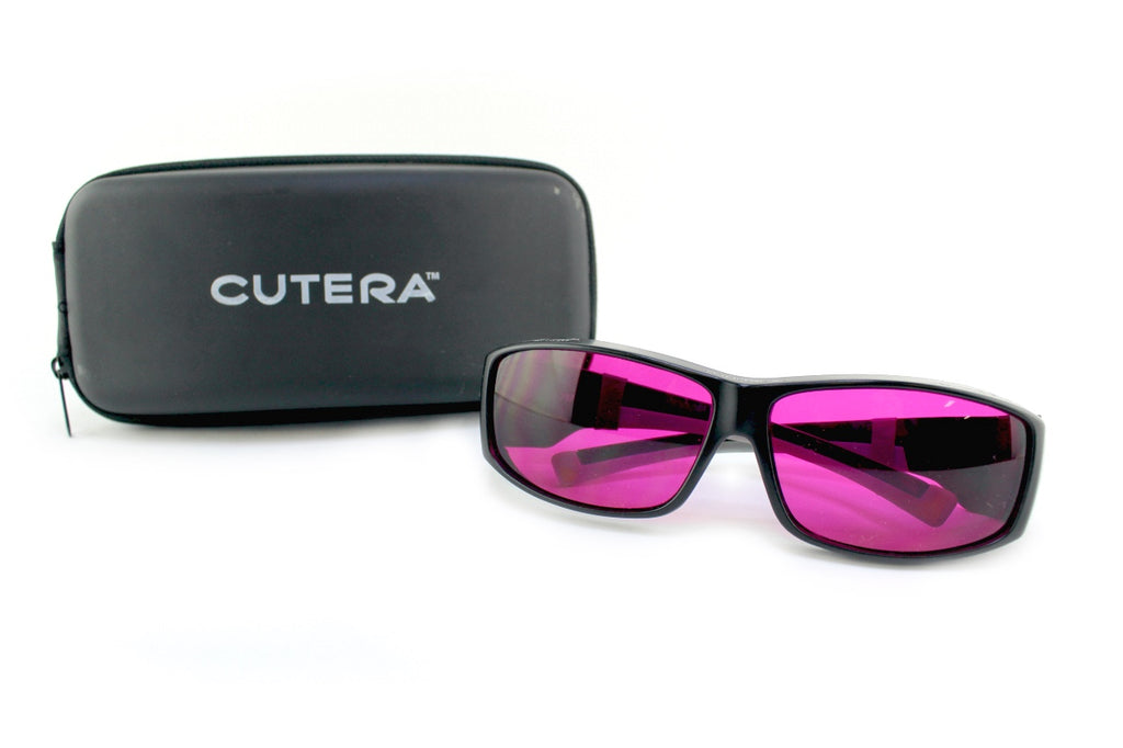 Cutera Enlighten NdYAG Laser Operator Safety Eyewear 532nm 1064nm Fuchsia Tint