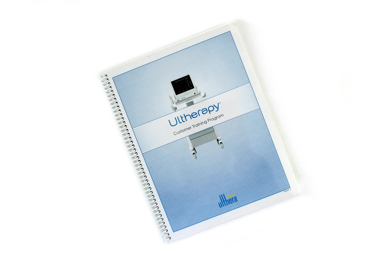 Ulthera Ultherapy Customer Training Program Skin Tightening Guide Manual
