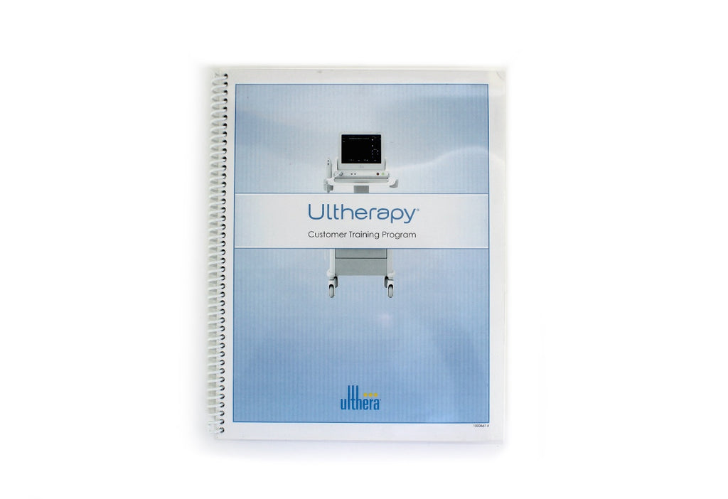 Ulthera Ultherapy Customer Training Program Skin Tightening Guide Manual