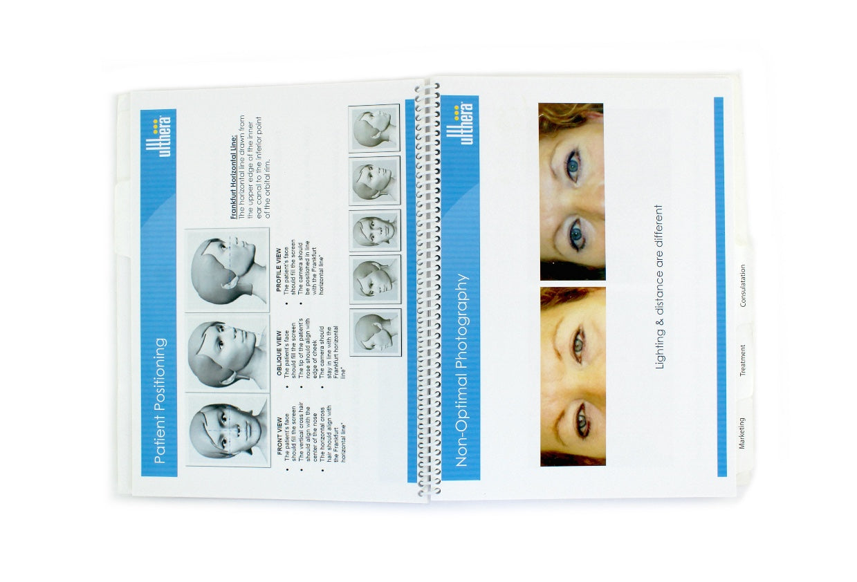 Ulthera Ultherapy Customer Training Program Skin Tightening Guide Manual