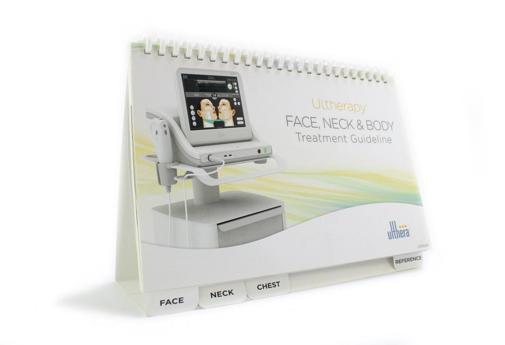 Ultherapy Face, Neck & Body Treatment Guidelines Desktop Marketing Material