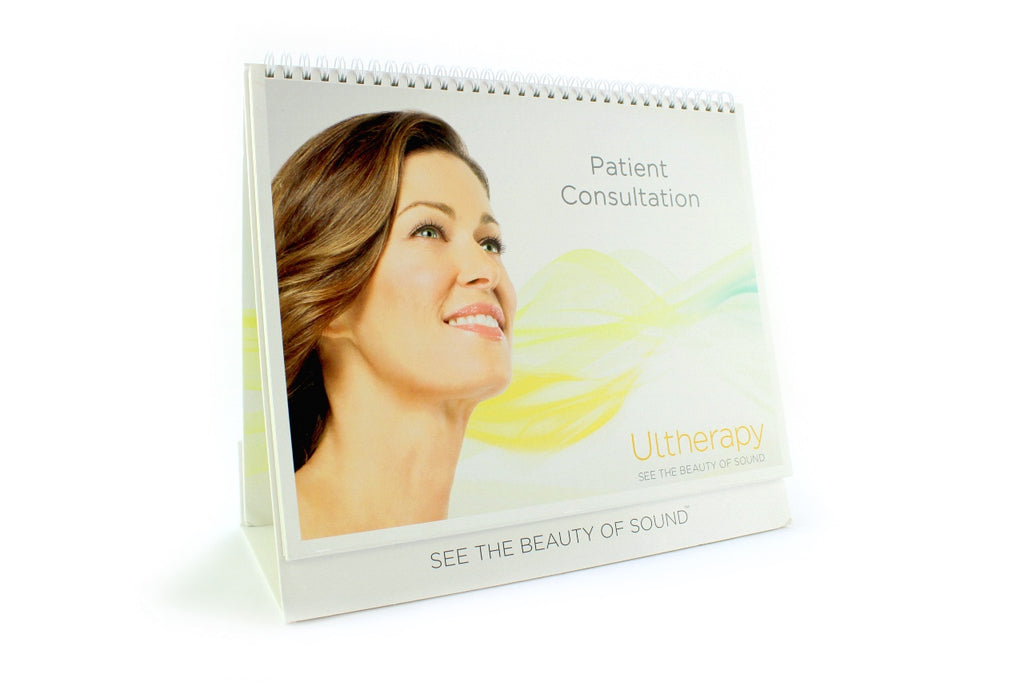 Ulthera Ultherapy Desktop Patient Consultation Double Sided Presentation Guide