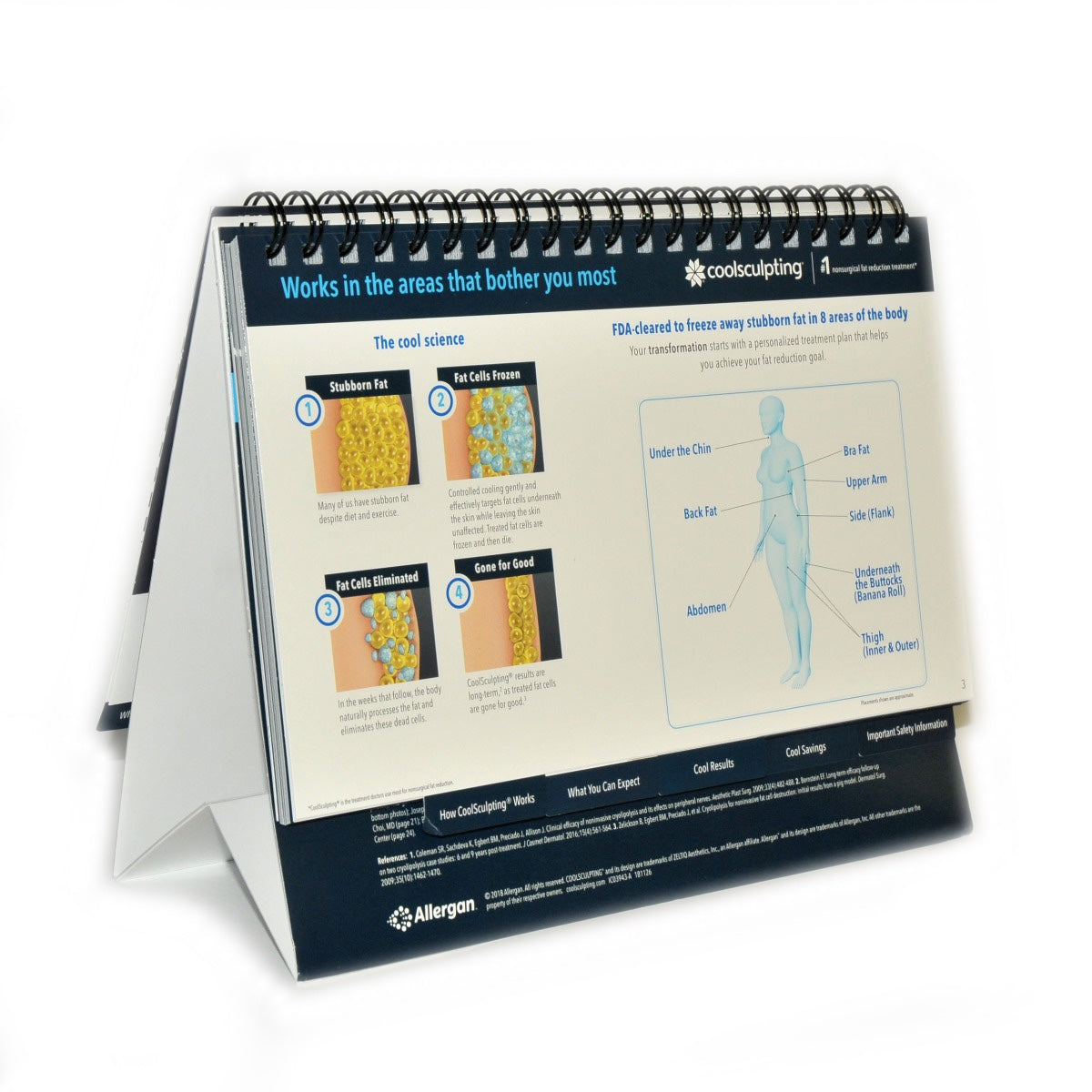 Zeltiq CoolSculpting 'That's Cool' Desktop Reduce Fat Treatment Consultation Guide