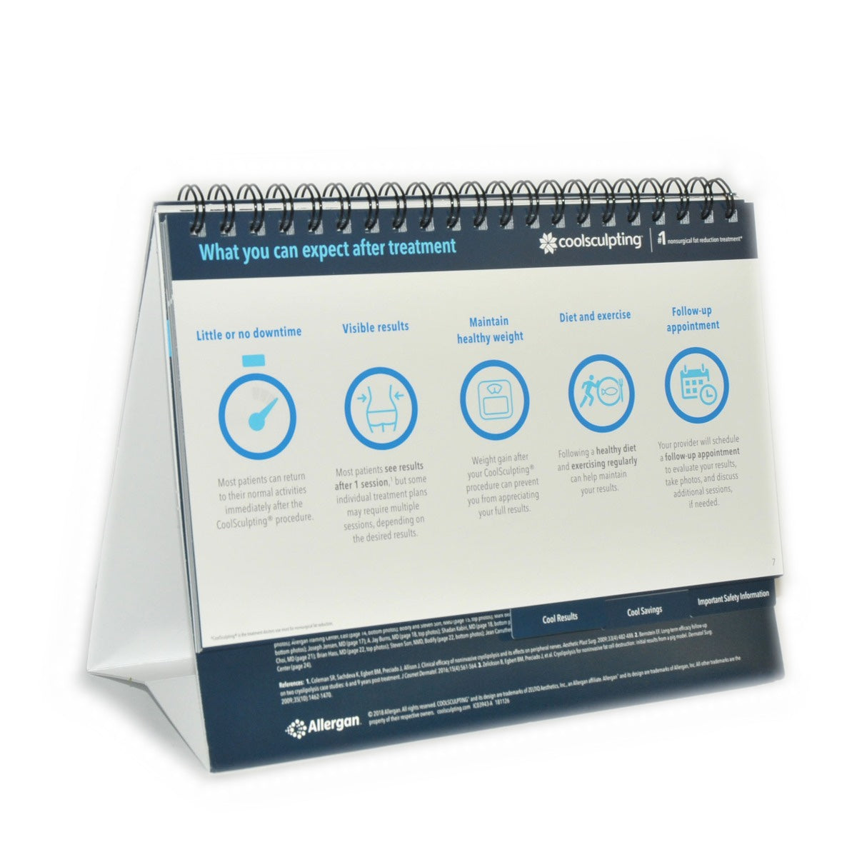 Zeltiq CoolSculpting 'That's Cool' Desktop Reduce Fat Treatment Consultation Guide