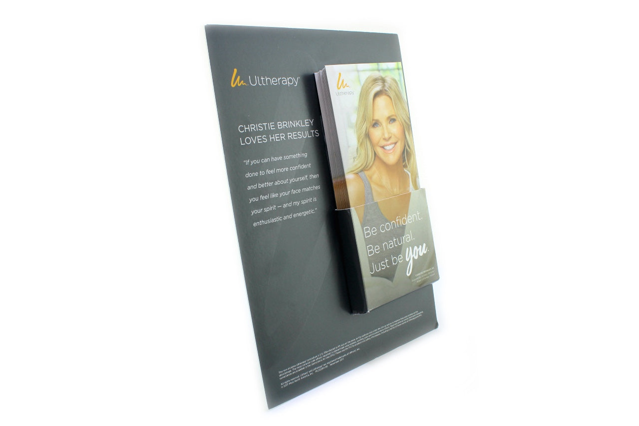 Ulthera Ultherapy Christie Brinkley Patient Brochure & Display Brochure Stand