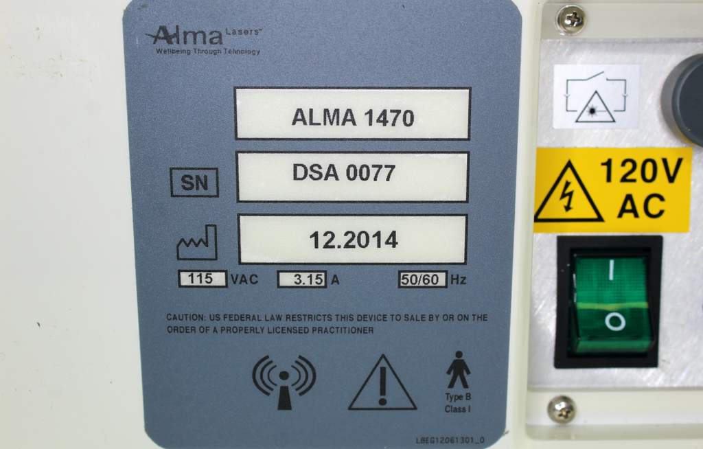 2014 Alma 1470 Beautifill Laser Beauty Fill Fat Transfer Grafting Tightening