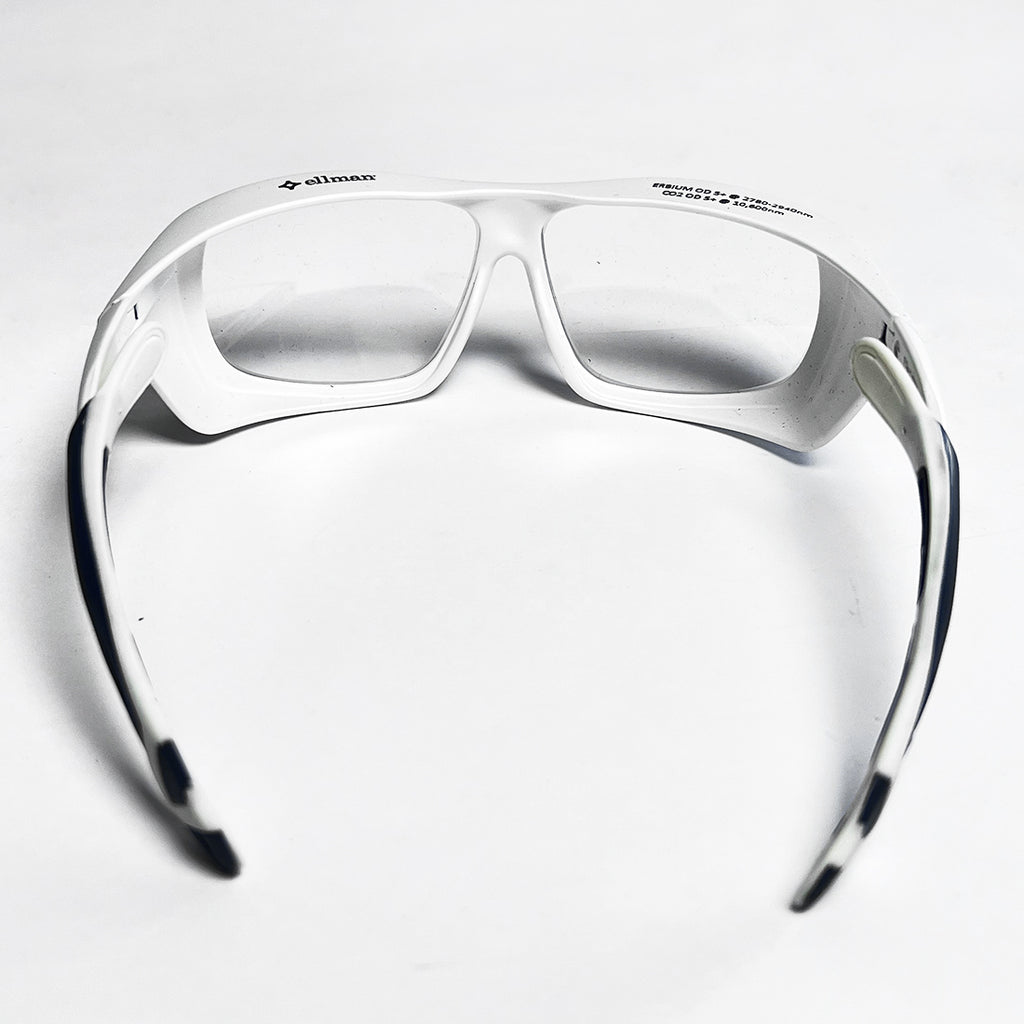 Ellman Univet ERB CO2 Laser Safety Glasses PPE White w Clear Lens OD5 @ 10600nm