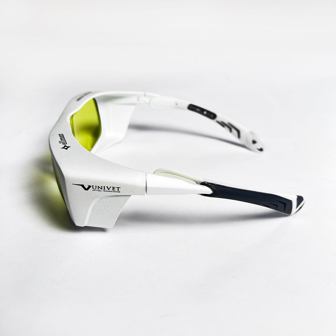 Ellman Univet Diode Laser Safety Glasses PPE White w Yellow Lens OD5 @ 810-823nm