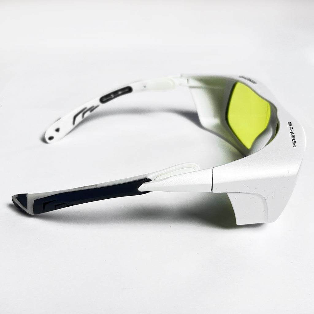 Ellman Univet Diode Laser Safety Glasses PPE White w Yellow Lens OD5 @ 810-823nm