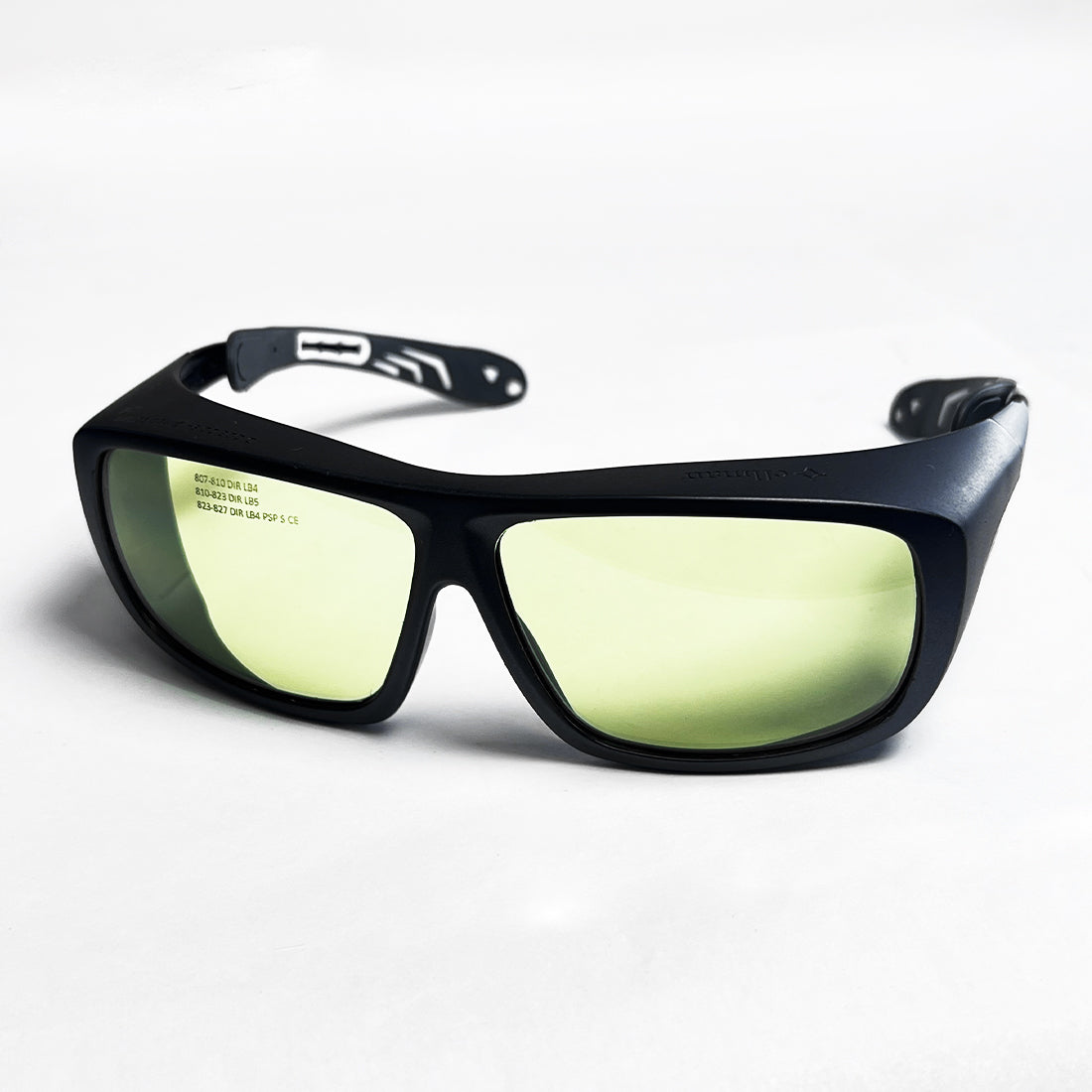 Ellman Univet Diode Laser Safety Glasses PPE Black w Yellow Lens OD5 @ 810-823nm