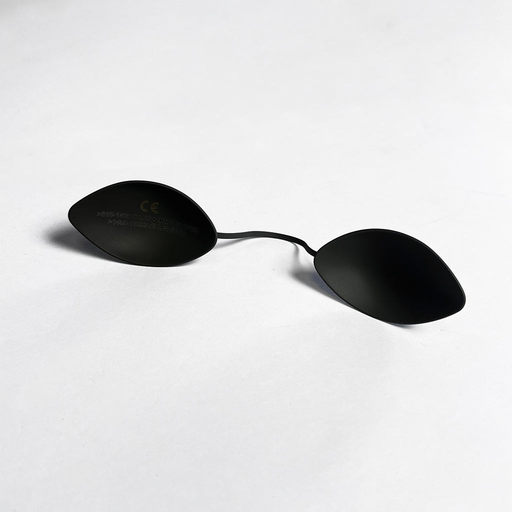 Ellman Innovative Optics Stainless Steel Patient Safety Goggles PPE Blackout