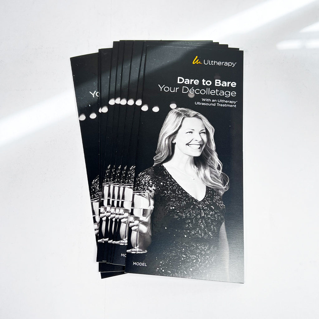 Merz Ultherapy Dare to Bare Marketing Brochures 9pc ML01777-00