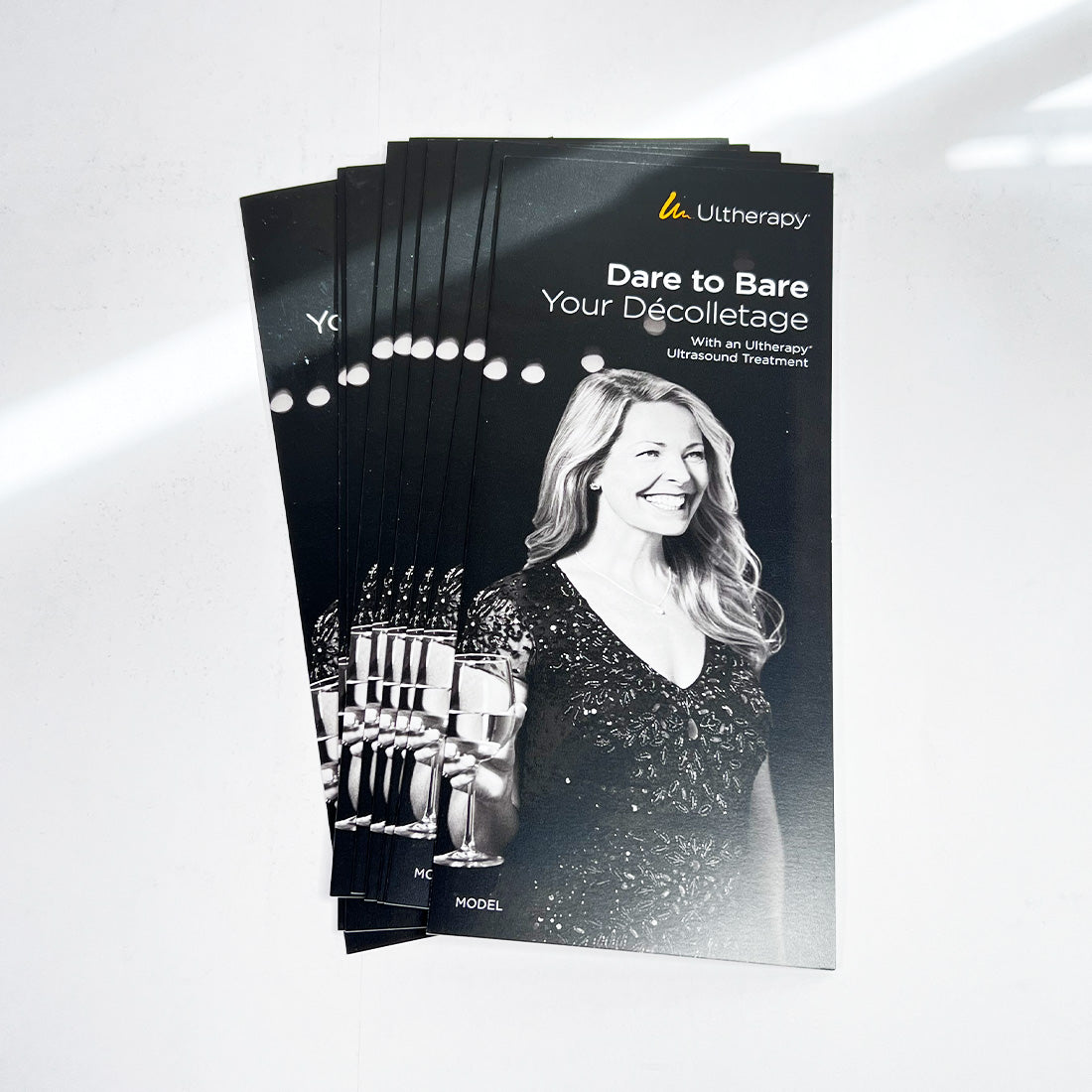 Merz Ultherapy Dare to Bare Marketing Brochures 9pc ML01777-00