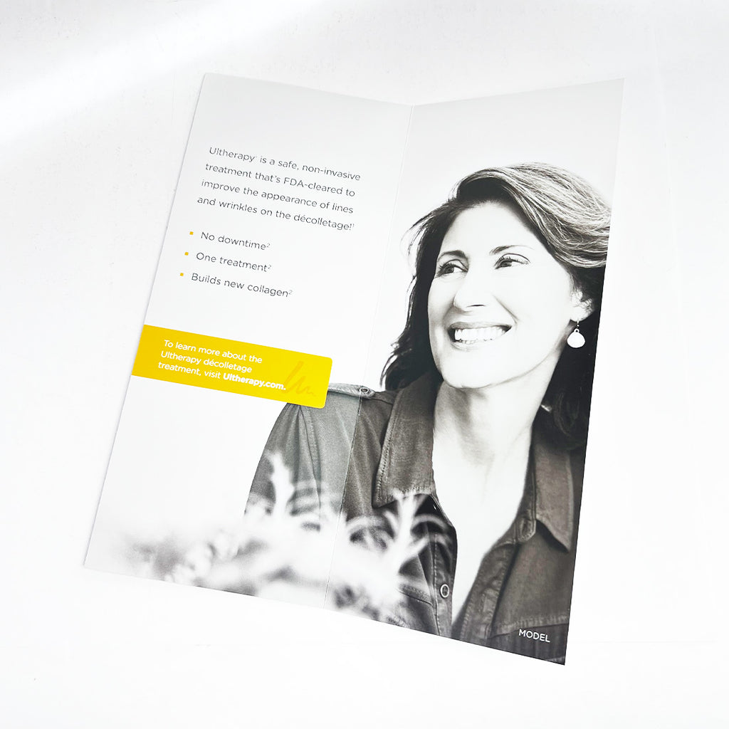 Merz Ultherapy Dare to Bare Marketing Brochures 9pc ML01777-00