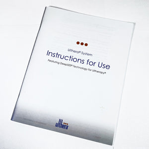 Ulthera Featuring DeepSEE Technology Ultherapy Instruction Manual 1000931IFU Rev A