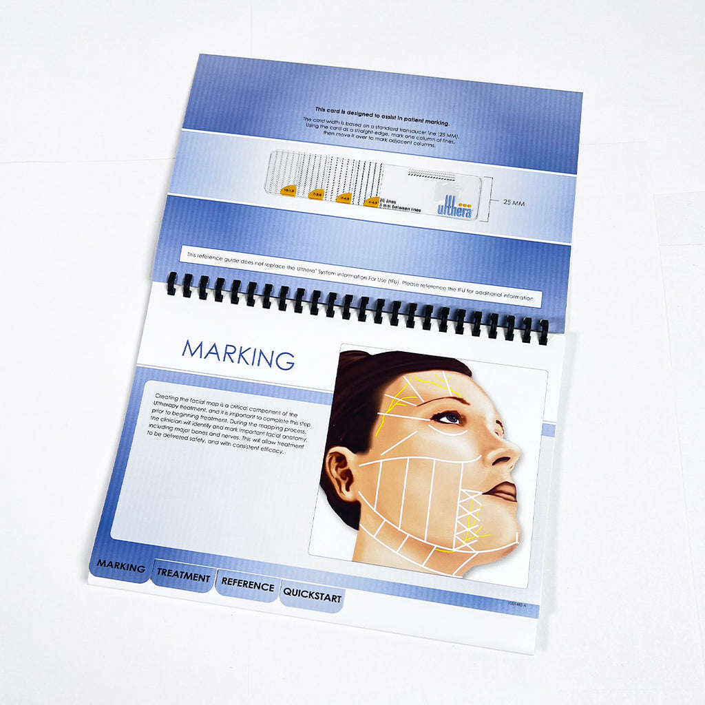 Ulthera Ultherapy Face Treatment Guideline Manual 1001482 A