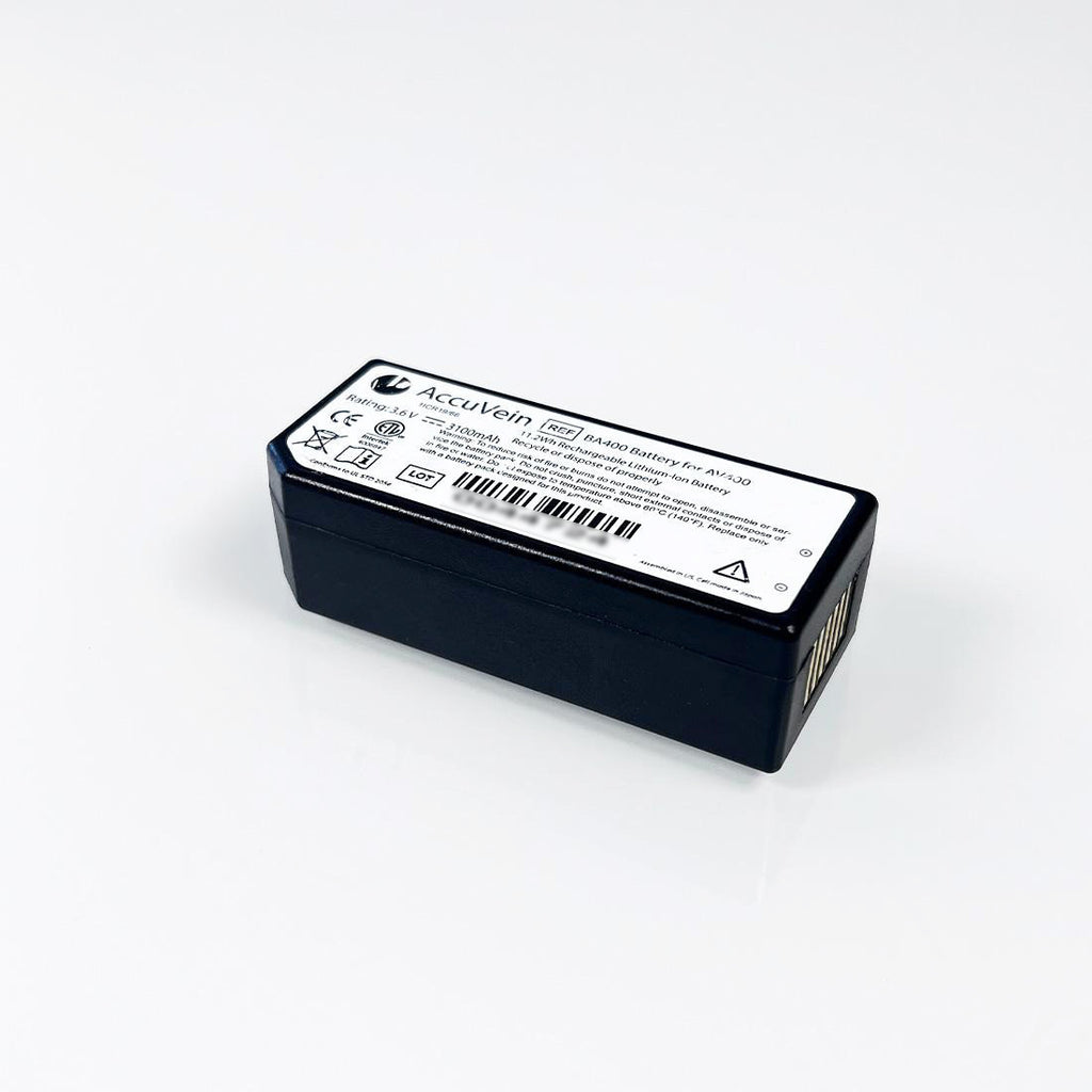AccuVein BA400 AV400 Portable Lithium Ion Battery Rechargeable Vein Finder 3.6V