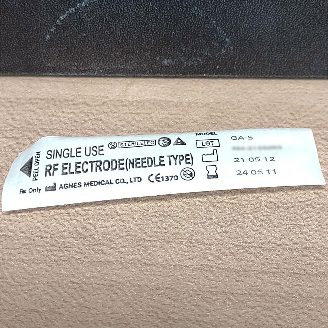 Agnes Medical RF Electrode Needle Type Micro-Insulated Model GA-S - Single