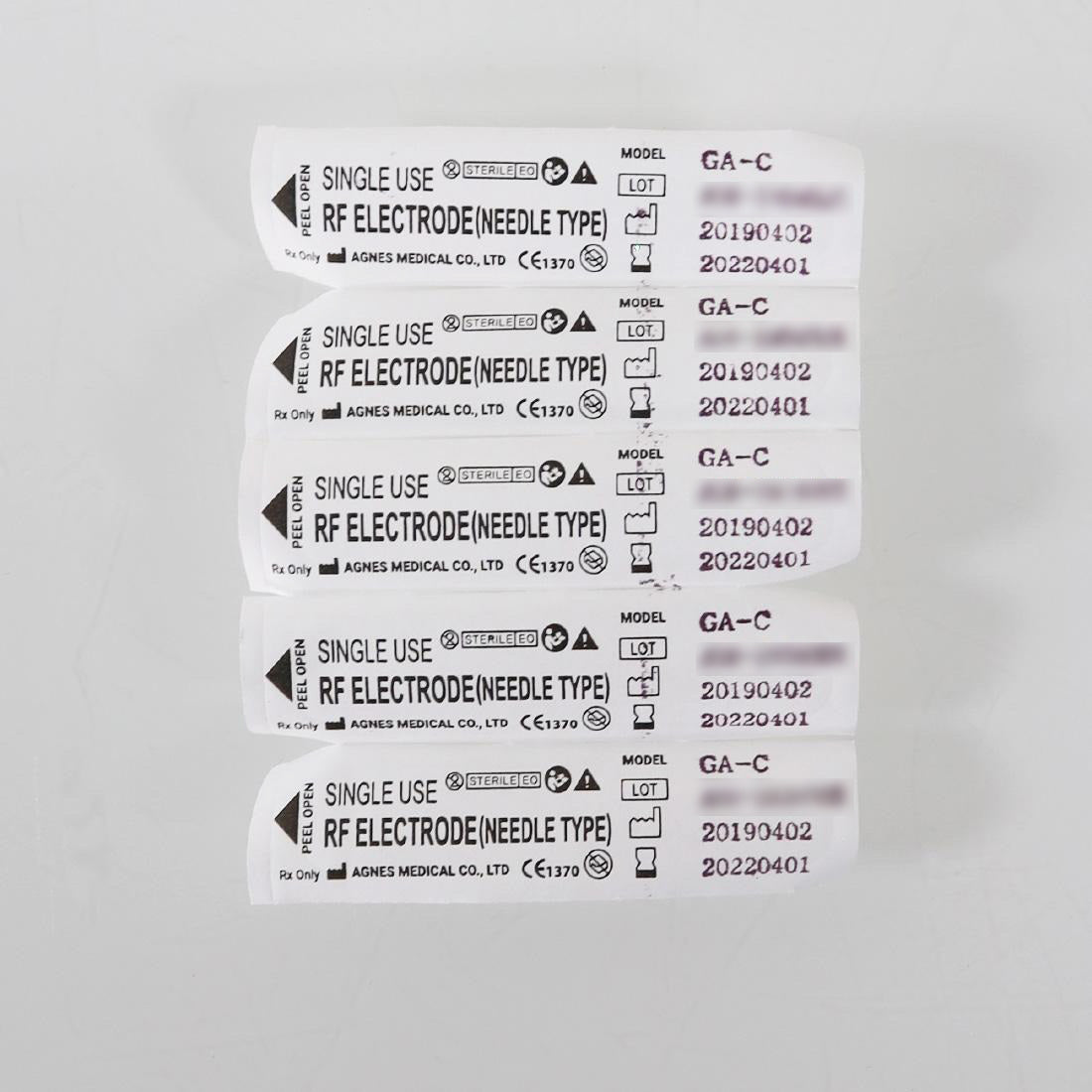 AGNES Medical GA-C Micro-Insulated Tips EXP 2022 (Pack of 5)