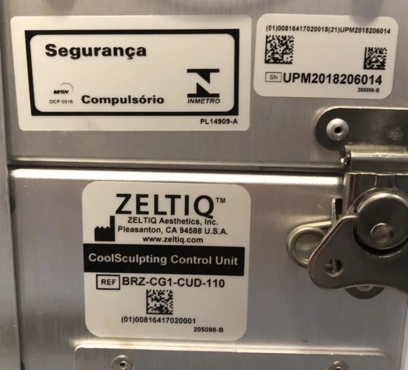 2018 Zeltiq CoolSculpting Body Contouring Cryolipolysis System