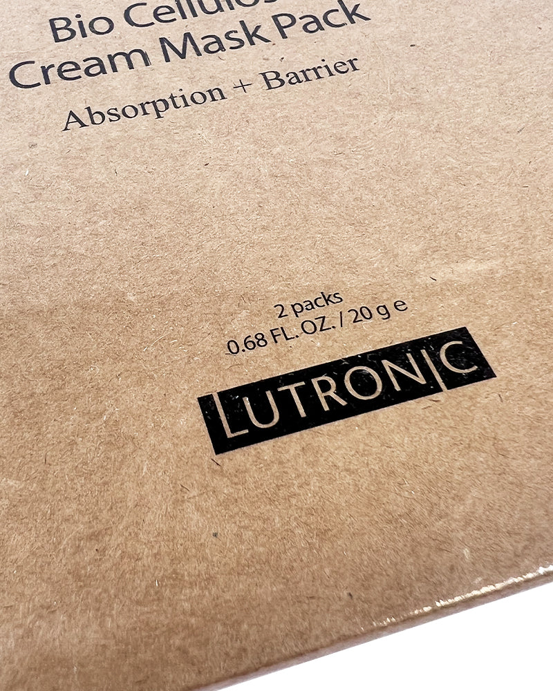 Lutronic LaseMD Bio Cellulose Cream Mask Pack Absorption Barrier 2-Pack 20g 2020