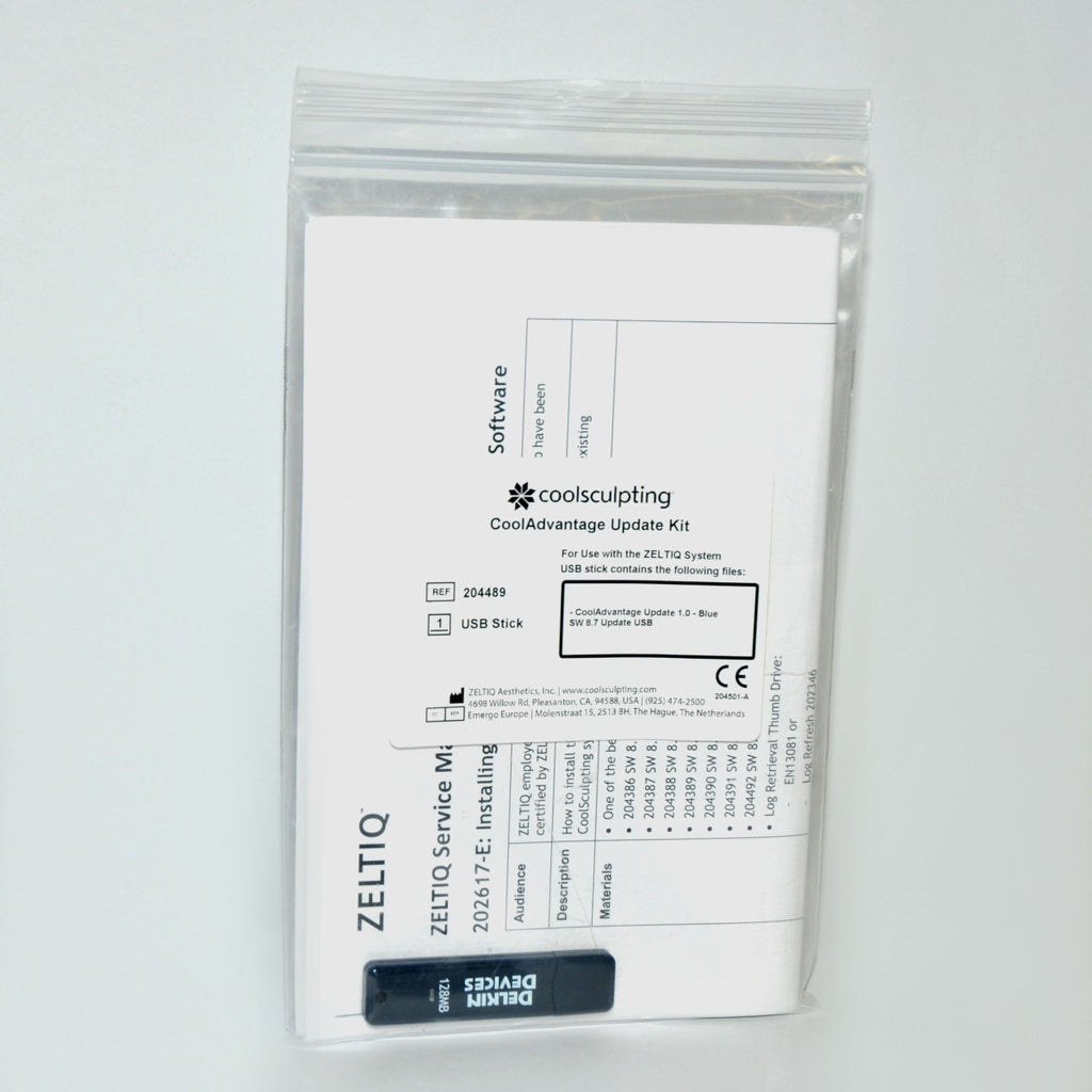 ZELTIQ CoolAdvantage Software Update Kit USB 1.0 Blue SW 8.7 Release REF 204489