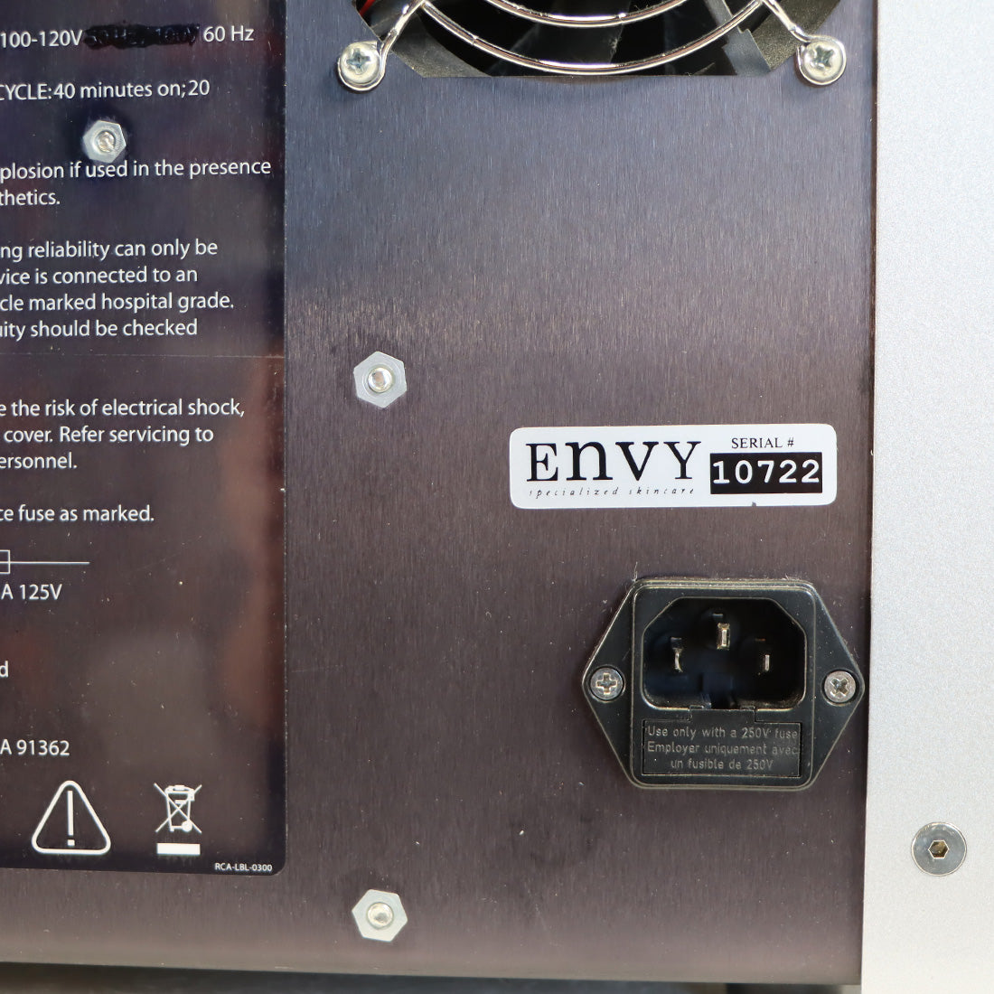 Envy Medical SilkPeel Dermalinfusion Skin Resurfacing Treatment System 364.3 Hours