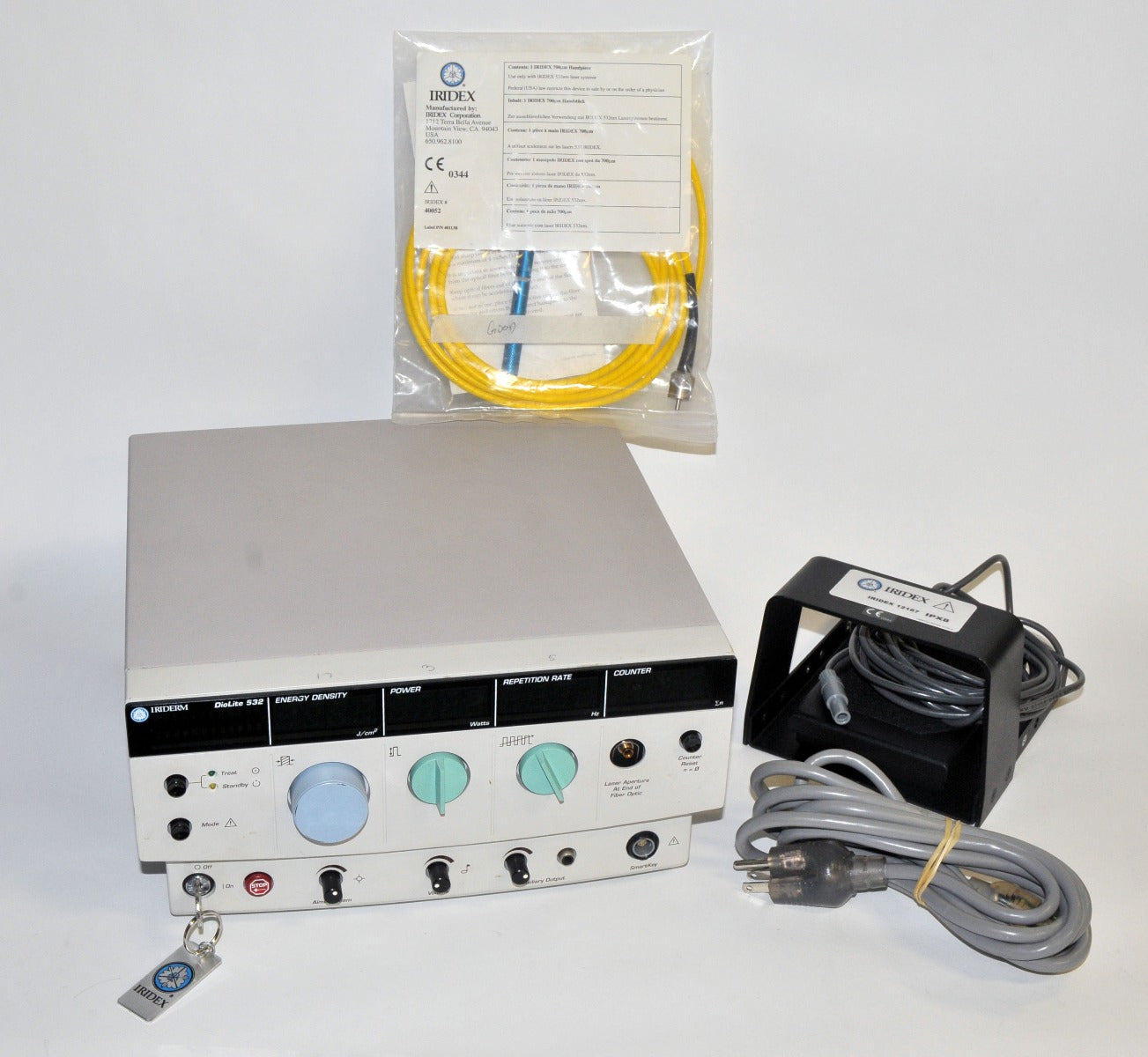 Iridex Iriderm Diolite 532 KTP Laser Vascular Pigmentation w/700 nm Iridex HP