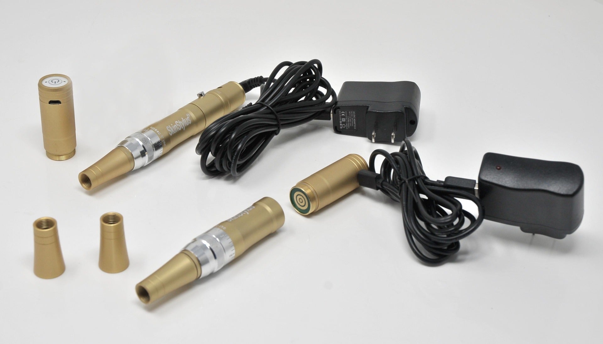 2 Gold Pens SkinStylus Microneedling Professional Kit Beautiful Skin Stylus DEMO